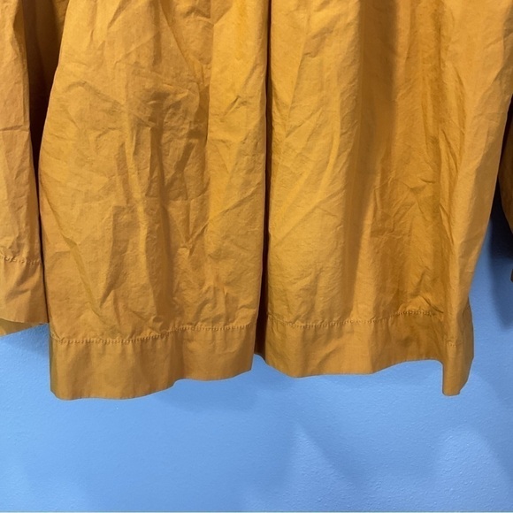 Madewell Square-Neck Top XSmall Gold mustard color T21 - Picture 8 of 11